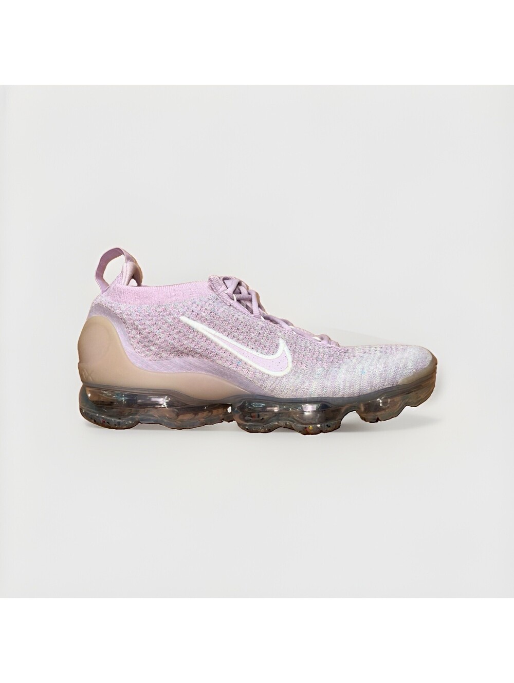 Nike Air VaporMax 2021 Flyknit Pink Oxford Women Size 9 Running Shoes